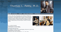 Desktop Screenshot of drtompetty.org
