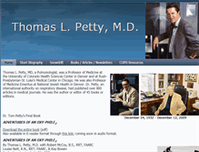 Tablet Screenshot of drtompetty.org